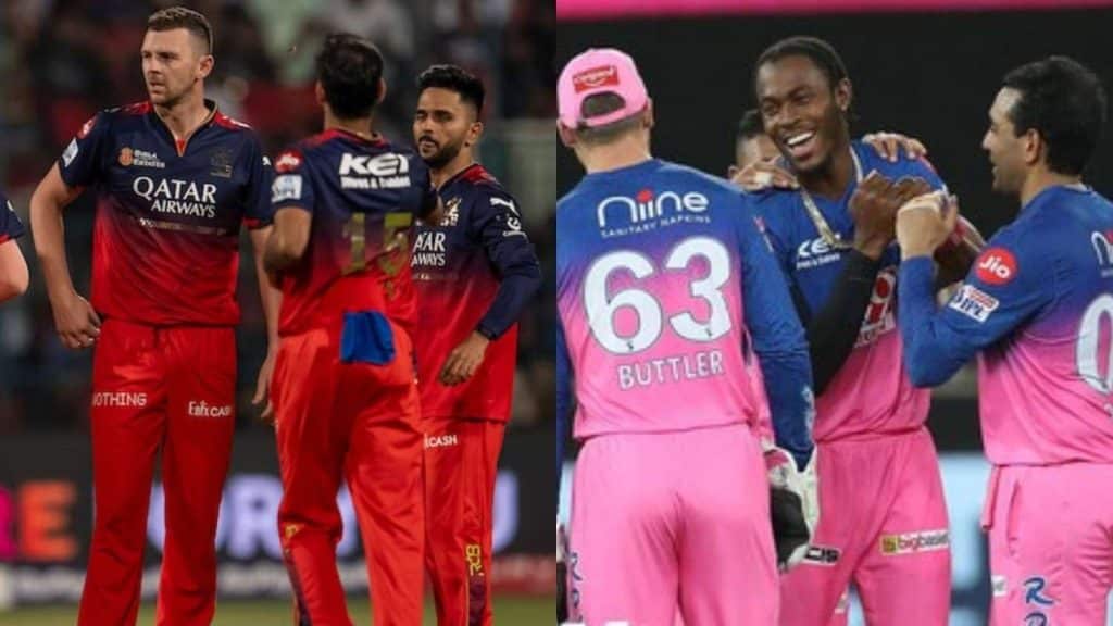 RCB vs RR Head-To-Head In IPL