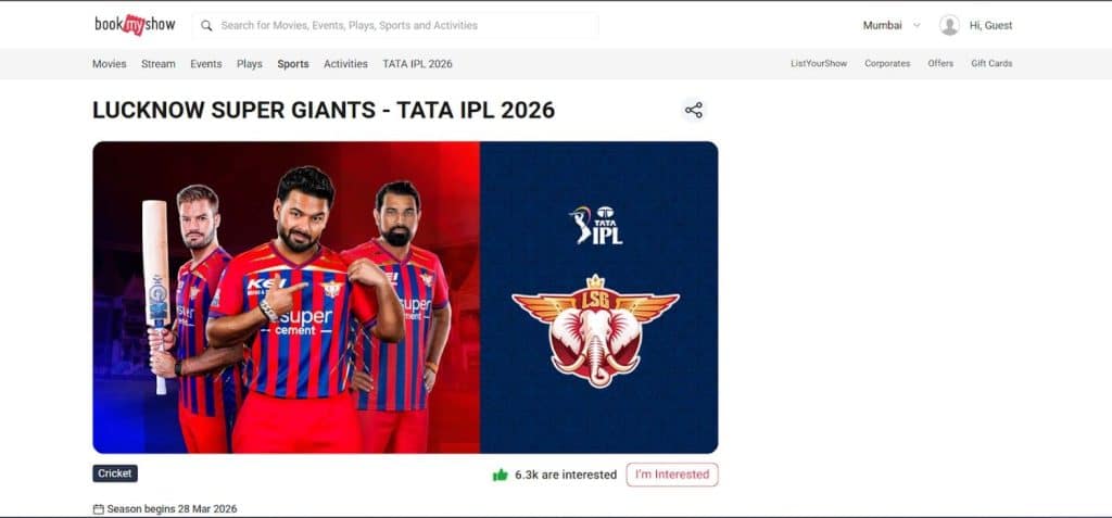 BookMyShow App BookMyShow App