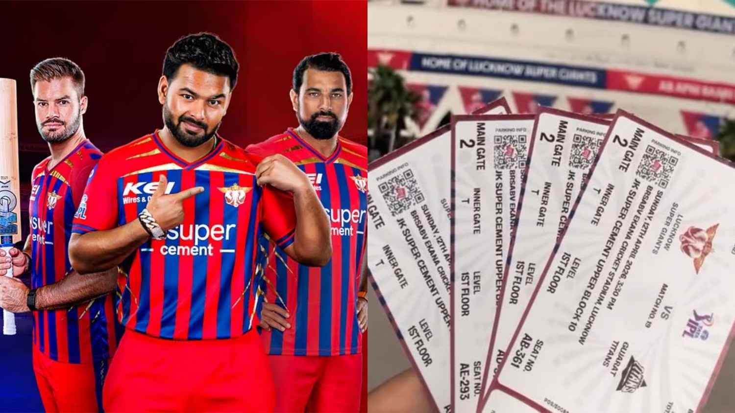 Lucknow Super Giants IPL 2026 Tickets: Prices & Booking Guide